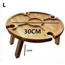 Mesa de Piquenique Dobrável de Madeira